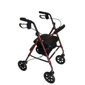 4 wheel walker with seat
