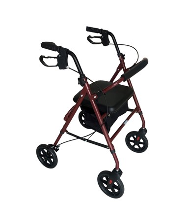 4 wheel walker with seat