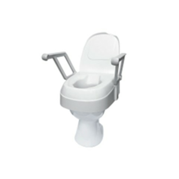 Raised toilet Seat with Armrest TSE120