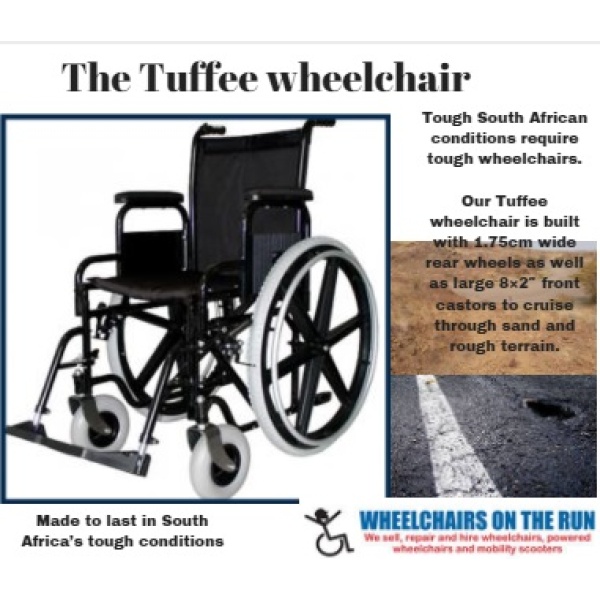 Tuffee Manual Folding Wheelchair - Image 4