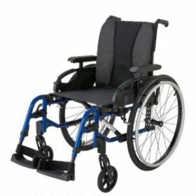 highly configurable, lightweight folding wheelchair, available in both self-propel, transit and one-arm drive models.